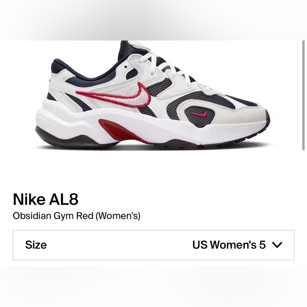 Nike AL8
Obsidian Gym Red